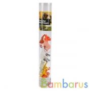 Игрушка пластизоль Играем Вместе дикие животные 6см 8ассорти, туба высокая (русс. уп.) в кор.6*24шт | фото №0