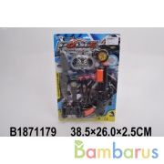 Набор полиция (пистолет+присоски) с аксесс. 22213 на карт. в кор.2*72шт | фото №0