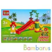 КОНСТРУКТОР "ГОРОД МАСТЕРОВ" ГОРКА С ФИГУРКОЙ ЛЬВЕНКА В РУСС. КОР. в кор.18шт | фото №0