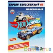 Картон ХОТ ВИЛС белый, мелов, 6л, а4 Умка в кор.30шт | фото №0