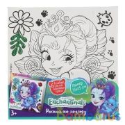 Набор д/тв-ва ЭНЧЕНТИМАЛС холст для росписи 15*15 см, с глиттером MULTI ART в кор.48шт | фото №0