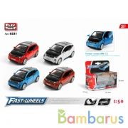 Машина металл. инерц. открыв. двери, в ассорт. в кор. в кор.3*36шт | фото №0