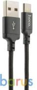 Кабель Hoco Premium X14 Speed Data Cable USB-C to USB Cable 1.0m (Черный) | фото №0