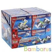 КОНСТРУКТОР МЕТАЛЛ. "ГОРОД МАСТЕРОВ" В АССОРТ. В КОР. В ДИСПЛЕЕ (РУСС. УП.) УП-24ШТ в кор.6уп | фото №0