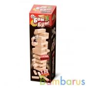 ИГРА ДЛЯ ДЕТЕЙ И ВЗРОСЛЫХ "БАМ-БУМ" (ПАДАЮЩАЯ БАШНЯ) в кор.15шт | фото №0