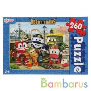 Робот трейнс. Пазлы классические в коробке. Пазл 260 деталей. Умные игры в кор.12шт | фото №0
