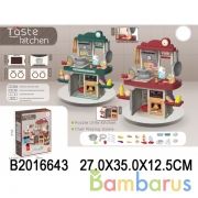 Набор игровой кухня, с посудой и аксесс., цвет в ассорт. в кор. в кор.2*9шт | фото №0