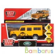 Машина металл LAND ROVER DEFENDER САФАРИ длина 12 см, двери, багаж, кор. Технопарк в кор.2*36шт | фото №0