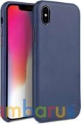 Чехол Uniq для iPhone XS Max Duffle Vale Leather (Синий) | фото №0