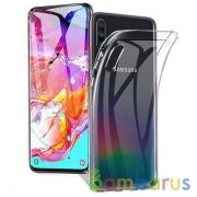Чехол силиконовый для Samsung Galaxy A70 (Прозрачный) | фото №0