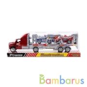 Трейле инерц. с 4-мя машинками, в ассорт. 928A в пласт. 39*7*15см в кор.2*36шт | фото №0