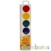 Акварель 6 цв. в пластиковой
 упаковке Оранжевая корова. ТМ УМКА в кор.60шт | фото №0