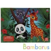 Альбом д/рис 20л, скр, диз 1, зверята Умка в кор.30шт | фото №0