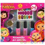 Косметика для девочек СКАЗОЧНЫЙ ПАТРУЛЬ набор д/маникюра: лак,наклейки,блестки МИЛАЯ ЛЕДИв кор2*24шт | фото №0