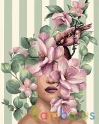 РИСОВАНИЕ ПО НОМЕРАМ НА ХОЛСТЕ, ЦВЕТЕНИЕ,СЕРИЯ АРТ-ФЛОРА, РАЗМЕР 40*50 в кор.22шт | фото №0