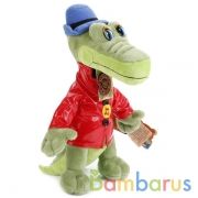 МЯГКАЯ ИГРУШКА "МУЛЬТИ-ПУЛЬТИ" КРОКОДИЛ ГЕНА ОЗВУЧ. РУСС. ЧИП В ПАК. 33СМ в кор.24шт | фото №0