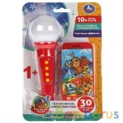 Телефон и микрофон БАРБАРИКИ 2в1.30 песен,звуков,фраз.свет.блист.бат. Умка в кор.96шт | фото №0