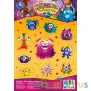 Монстрики-страшилки. Наклейки А5. 145х210мм. Умка в кор.500шт | фото №0