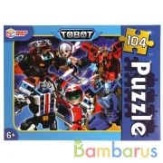 Тоботы. Пазлы классические в коробке. Пазл 104 детали. Умные игры в кор.24шт | фото №0