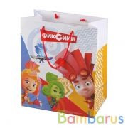 ПАКЕТ ПОДАРОЧНЫЙ "ИГРАЕМ ВМЕСТЕ" ФИКСИКИ. 33Х46Х20СМ, ГЛЯНЦЕВЫЙ В ПАК. УП-12ШТ в кор.6уп | фото №0