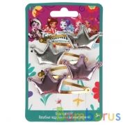 Аксессуары д/девочек ЭНЧЕНТИМАЛС заколки с украшениями корона, 4 шт МИЛАЯ ЛЕДИ уп-10шт в кор.100уп | фото №0