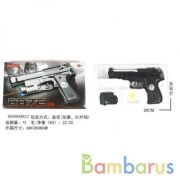 Пистолет (п) с лазер. прицелом, со светом, с пульками 007C в кор. в кор.2*36шт | фото №0