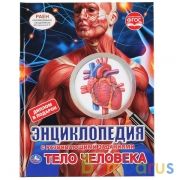 "УМКА". ТЕЛО ЧЕЛОВЕКА (ЭНЦИКЛОПЕДИЯ А4 С ВЫРУБКОЙ НА ОБЛОЖКЕ). ТВЕРДЫЙ ПЕРЕПЛЕТ в кор.15шт | фото №0