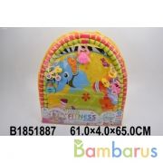 Коврик детский мягкий с погремушками 550-15 в сумке в кор.36шт | фото №0