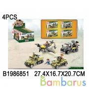 Конструктор пласт. техника военная, в ассорт. в кор. в дисплее уп-4шт в кор.12уп | фото №0