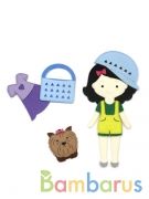 ИГРОВОЙ НАБОР "ОДЕНЬ КУКЛУ. НА ПРОГУЛКУ" в кор.60шт | фото №0