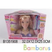 Кукла-манекен для создания причесок с аксесс. SY001-D в кор. в кор.24шт | фото №0