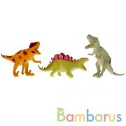 Игрушка пластизоль ДИНОЗАВРЫ 15см, 3 шт. ИГРАЕМ ВМЕСТЕ в кор.2*72шт | фото №0