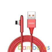 Дата-кабель Joyroom S-M98K Bullet Shape series 3A Fast Charge lighting cable 1.2M (Красный) | фото №0