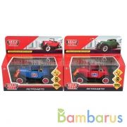 Ретроавто 12см, свет-звук, открыв. двери, инерц., цвет в ассорт. в русс. кор. Технопарк в кор.2*60шт | фото №0