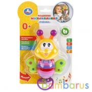 Игрушка музыкальная пчелка с механическим заводом на карт. (русс. уп.) Умка в кор.2*36шт | фото №0