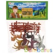 Игрушка пластизоль Играем Вместе лошади 4" асс. 8 шт, в пак с хэд (русс. уп.) в кор.2*120шт | фото №0