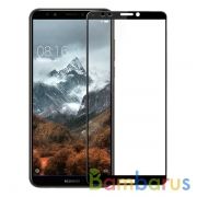 Стекло защитное 2d для Huawei Honor 7c Black | фото №0