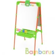 МОЛЬБЕРТ РАСТУЩИЙ ДЕТСКИЙ ДВУСТОРОННИЙ С ПЕНАЛОМ "ОРАНЖЕВЫЙ" в кор.1шт | фото №0