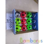 Мяч пвх прыгающий 6,5см, со светом, с жидким наполнителем, в ассорт. в дисплее уп-12шт в кор.16уп | фото №0