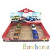 Машина металл RENAULT LOGAN/DUSTER 12 см, двери, багаж, инерц, в асс. Технопарк уп-12шт в кор.6уп | фото №0