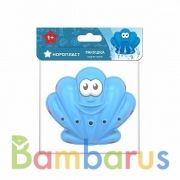ИГРУШКА ДЛЯ ВАННЫ. ВОДНАЯ СЕРИЯ: РАКУШКА (В ИНД.УПАКОВКЕ) в кор.30шт | фото №0