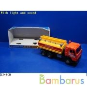 МАШИНА ГРУЗОВИК СВЕТ+ЗВУК, ОТКРЫВ. ДВЕРИ, ОТКИД. КАБИНА 9118D В РУСС. КОР. 23*8СМ в кор.2*12шт | фото №0