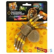 Игрушка пластизоль тянучка Играем Вместе Тарантул 16*10*3см на карт. в кор.120шт | фото №0