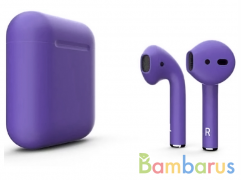 Беспроводные наушники Apple AirPods 2 Color (без беспроводной зарядки чехла) Фиолетовый | фото №0