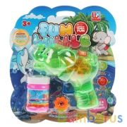 Пистолет мех. д/пускания мыл.пузырей Слоник, свет, раствор 50мл, ассорт. 359A, блистер в кор.2*84шт | фото №0