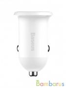 Автомобильное зарядное устройство Baseus Grain Pro Car Charger (Dual USB 4.8A) CCALLP-02 White | фото №0