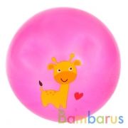 Мяч Зоопарк 15см, с наклейкой, в ассорт. в пак. в кор.500шт | фото №0