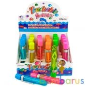 Мыл.пузыри нелопающиеся в колбе, в ассорт. в дисплее уп-24шт в кор.2*12уп | фото №0