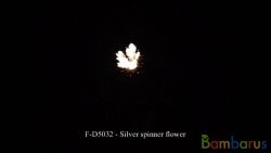 FD5032 ( кор. 12 шт)  SILVER SPINNER FLOWER CILINDER | фото №0
