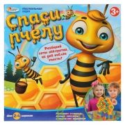 НАСТОЛЬНАЯ ИГРА "СПАСИ ПЧЕЛУ", ТМ "ИГРАЕМ ВМЕСТЕ" В РУСС. КОР. в кор.3*18шт | фото №0